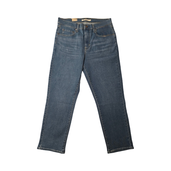 Levi's 724 Women's High Rise Straight Crop Jeans - Picture 2 of 9